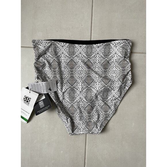 Coco Reef Swim Bikini Bottom High Waist Animal Print Swimwear - Picture 4 of 7